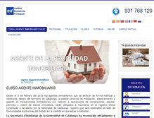 Tablet Screenshot of cursooficialinmobiliario.com